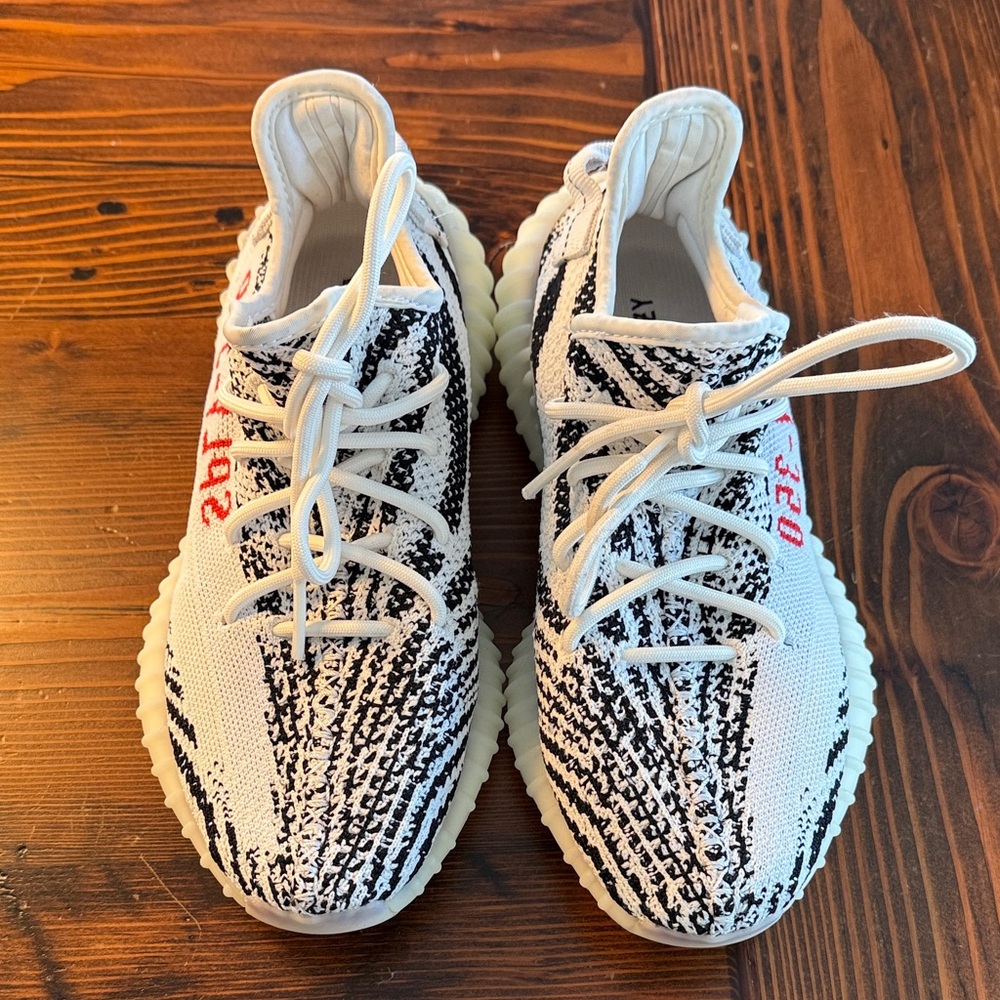 Adidas Yeezy Sneakers in White and Black